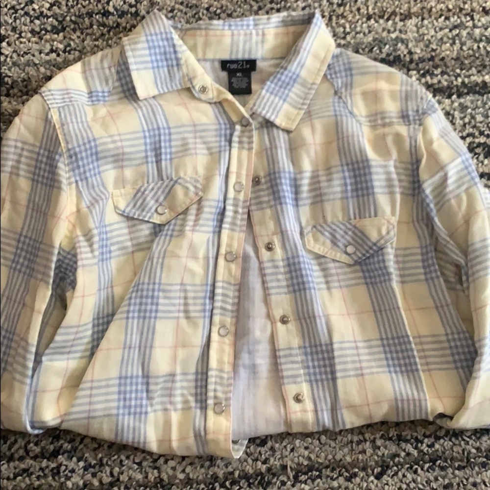 Pearl snap shirt